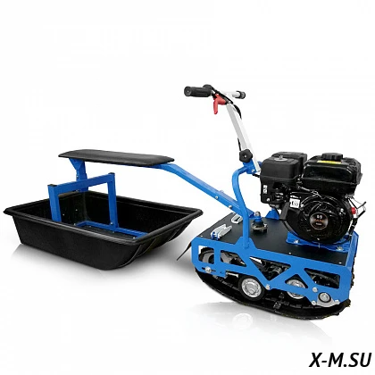 Мотобуксировщик НЕВА МС-1К с санями и сиденьем Мотобуксировщик НЕВА МС-1К с санями и сиденьем
