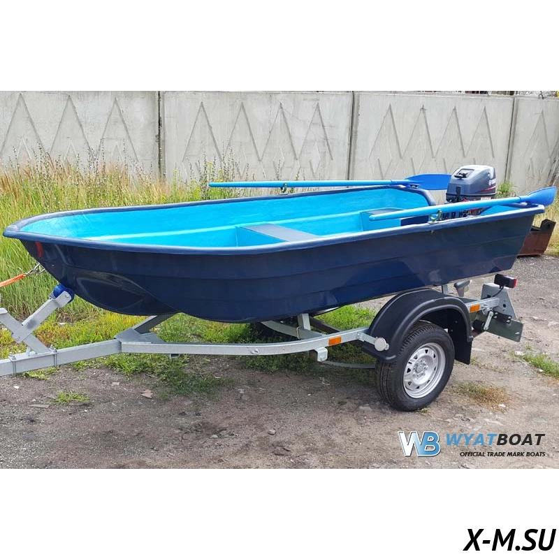 Стеклопластиковая лодка WYATBOAT Neman-340 (тримаран) Стеклопластиковая лодка WYATBOAT Neman-340 (тримаран)