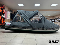 Ходовой комб. (носовой+основной) тент MISHIMO 370 LITE/PRO/LITE DF тем.серый (7)
