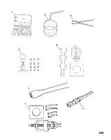 Инструменты (Часть 1) 4-Х ТАКТНОГО ПЛМ MERCURY 5 Серийный номер от 0R000001 до 0R067089