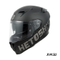 Шлем интеграл  HETOSHI FF938 MATTE BLACK double visor Цв.Черно-серый р.S