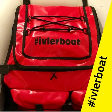 Носовой рундук (Один отсек общий,лицевая сторона карманы) Малый(Узкий нос лодки)